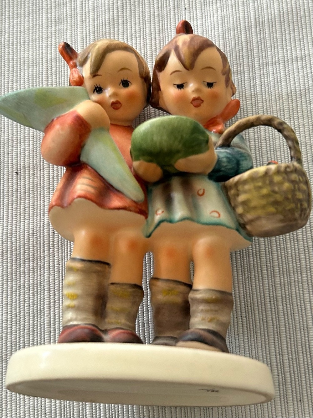 Vintage Porcelain Figurine Titled “Going to Grandmas”